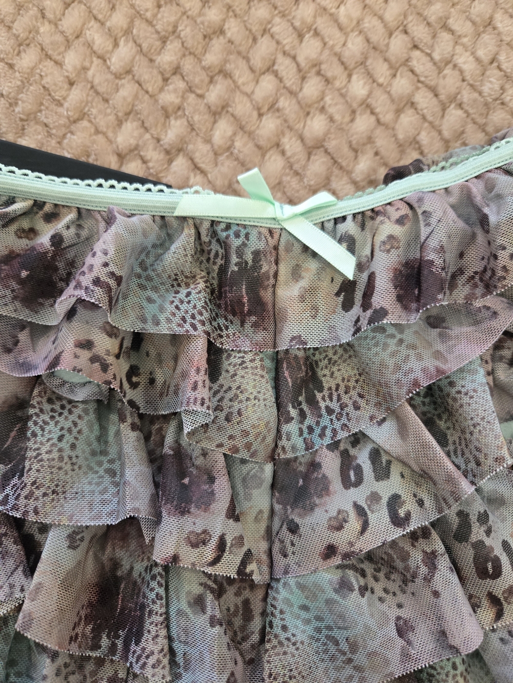 Endless Summer Mint Multi Ruffle Skort - Picture 5 of 13